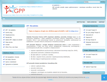 Tablet Screenshot of gpp.edu.pl