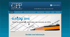 Desktop Screenshot of gpp.com.br